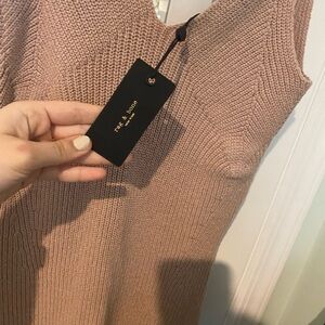 Rag & Bone Pink Knit Sweater Dress